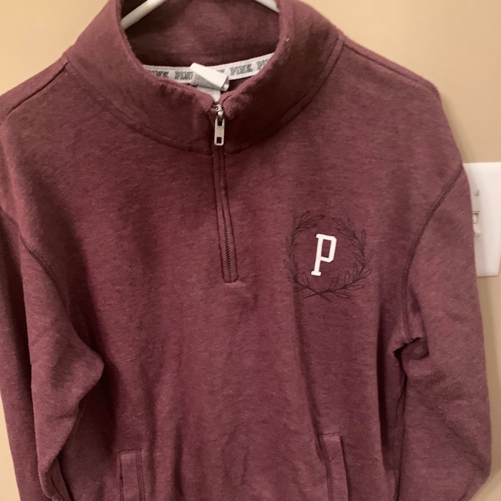 Pink Victoria Secret 1/4 zip Pullover